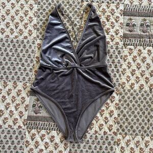 Velour Bodysuit
